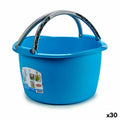 Laundry Basket Stefanplast Blue White Brown Green Plastic 16 L 39 x 22 x 39 cm With handles (30 Units)