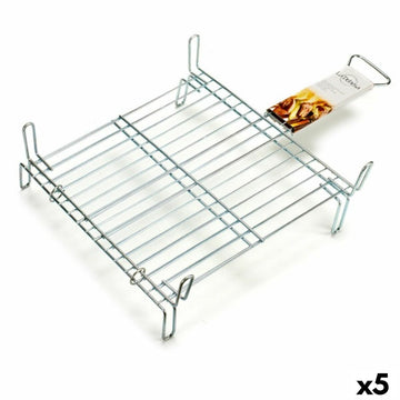Grill La Dehesa Zinc plated steel 40 x 40 cm Double (5 Units)