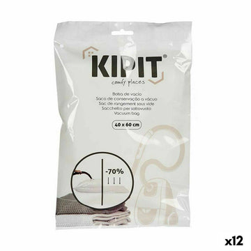 Vacuum Bags Kipit Transparent Plastic 40 x 60 cm (12 Units)