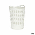 Laundry Basket Kipit White Plastic 50 L 44 x 56 x 41 cm 44 x 56,5 x 42 cm (12 Units)