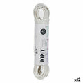 Washing Line Kipit White PVC 20 m 20,5 x 4 x 3,5 cm (12 Units)