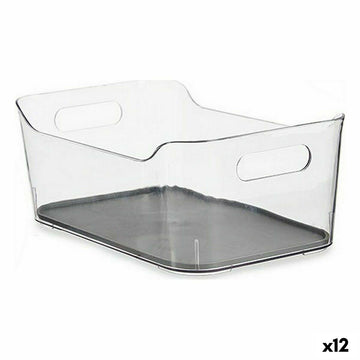 Drawer Organizer Kinvara Grey Transparent Silicone Plastic TPR Recycled plastic 17 x 10,5 x 24,5 cm (12 Units)