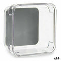 Drawer Organizer Kinvara Grey Transparent Silicone Plastic TPR Recycled plastic 9,3 x 4,5 x 9,3 cm (24 Units)