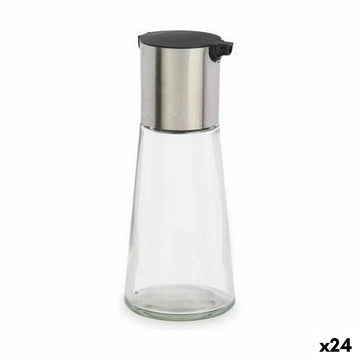 Cruet Vivalto Transparent Silver Metal Glass Aluminium polypropylene 230 ml 7 x 17 x 7 cm (24 Units)