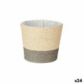 Planter Ibergarden Grey Rope Plastic 19,5 x 16,5 x 19,5 cm (24 Units)