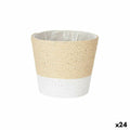 Planter Ibergarden White Rope Plastic 16 x 14,5 x 16 cm (24 Units)