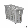 Kitchen Cupboard Organiser Kipit Grey 17,5 x 26 x 46 cm With wheels (12 Units)