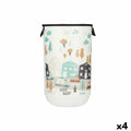 Laundry Basket Kipit Cloth Plastic Children's Road 40 L 34 x 52,3 x 34 cm (4 Units)