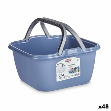 Laundry Basket Stefanplast Plastic 13 L 36 x 18 x 34,5 cm 36 x 18 x 36,5 cm With handles (48 Units)