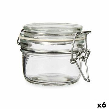 Jar Vivalto Transparent 120 ml (6 Units)