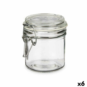 Jar Vivalto Transparent 250 ml (6 Units)