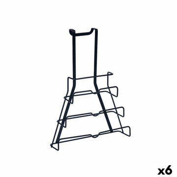 Kitchen Utensils Stand Kinvara Metal Iron 27 x 37 x 9 cm 27 x 35,5 x 9 cm Frying Pan Lid (6 Units)