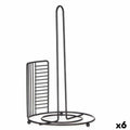 Kitchen Paper holder Kinvara Black Metal 18,5 x 31,5 x 18,5 cm 18,5 x 32,4 x 18,5 cm (6 Units)