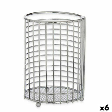 Pot for Kitchen Utensils Kinvara Metal 12 x 16 x 12 cm (6 Units)