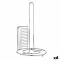 Kitchen Paper holder Kinvara Silver Metal 18,5 x 31,5 x 18,5 cm 18,5 x 32,4 x 18,5 cm (6 Units)