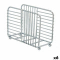 Napkin holder Kinvara Silver Metal 14,5 x 11,5 x 6,5 cm (6 Units)