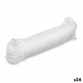 Washing Line White Plastic 20 m 8 x 24 x 5 cm 5 x 24 x 6 cm 0,6 x 2000 cm (24 Units)