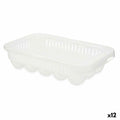 Egg cup Kinvara White Transparent Plastic 17,5 x 7 x 28,5 cm (12 Units)