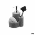 2-in-1 Soap Dispenser for the Kitchen Sink Kinvara Plastic Polyresin 14 x 18,5 x 12 cm Kitchen (12 Units)