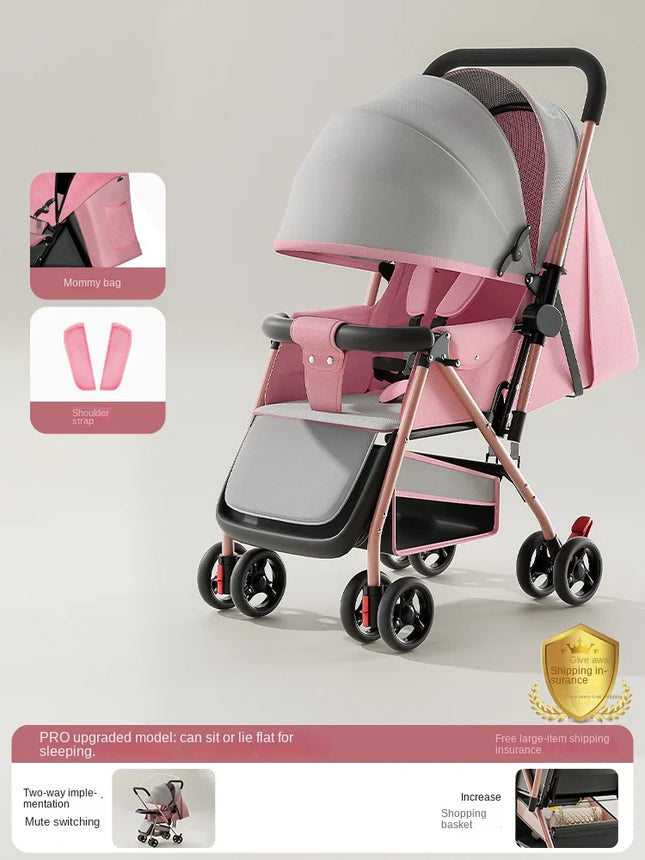 Lightweight Foldable Baby Stroller