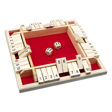 Wooden Arithmetic Dice Game