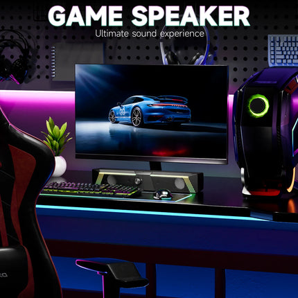 USB Desktop Speakers with RGB Lights