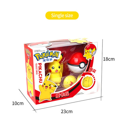 Transforming Pokeball Figure Toy