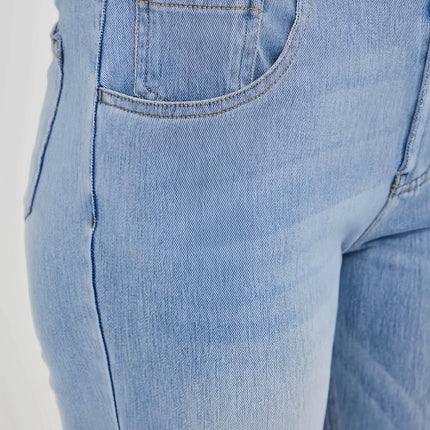 Vintage Washed Flare Jeans