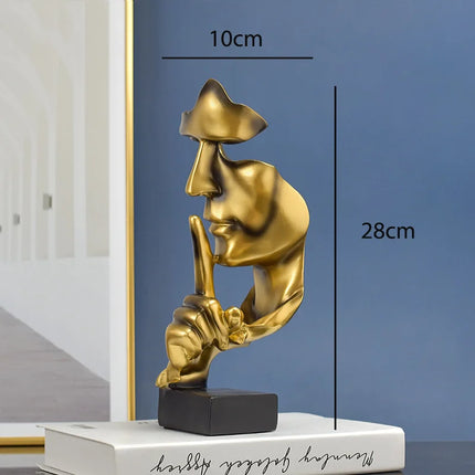 Abstract Thinker Resin Figurine