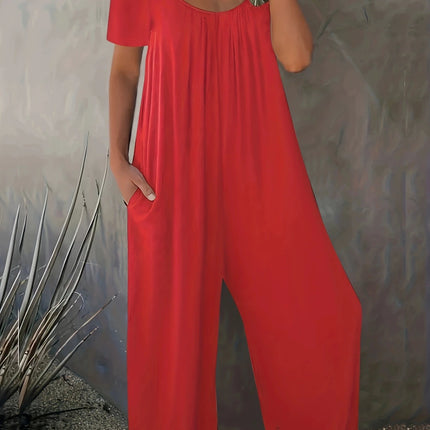 Women's Plus-Size Casual Summer Romper