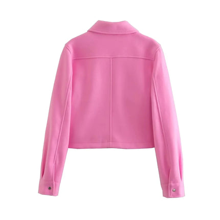 Women's Button-Up Casual Jacket