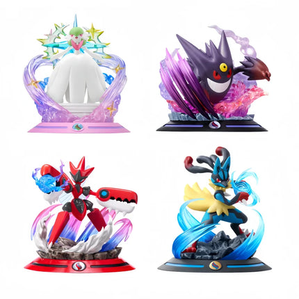 Mega Lucario & Mega Gardevoir Figure Set