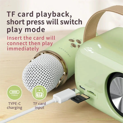 Portable Karaoke Bluetooth Speaker