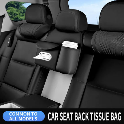 Leather Car Backseat Organizer