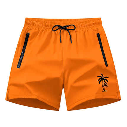 Men's Palm Tree Print Board Shorts