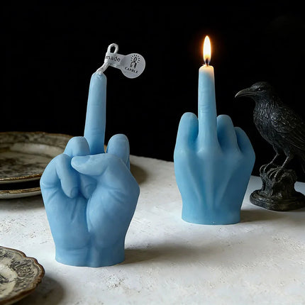 Funny Middle Finger Soy Wax Candle