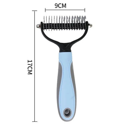 2-in-1 Pet Deshedding Brush