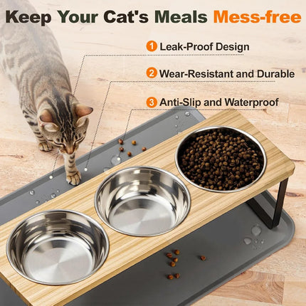 Elevated Pet Feeding Set