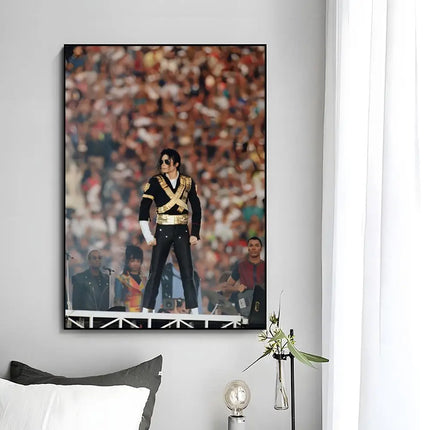 Iconic Pop Singer Wall Art Poster