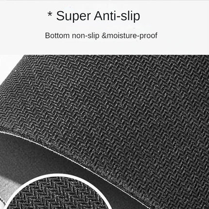 L-Shaped Non-Slip Absorbent Floor Mat