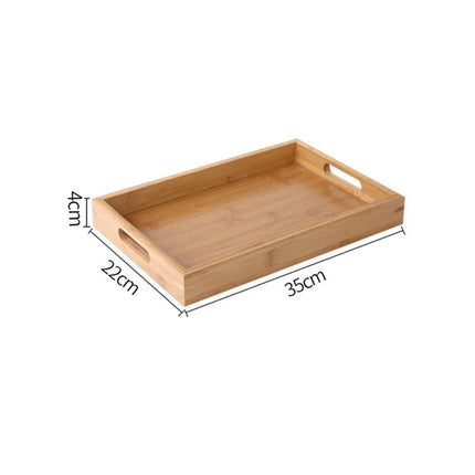 Rectangular Bamboo Storage Tray