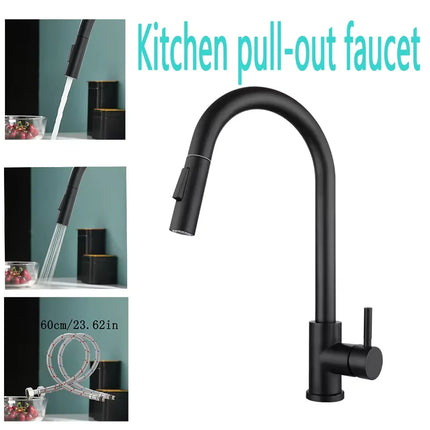 Flexible Pull-Out Kitchen Faucet