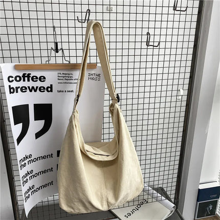 Large Canvas Shoulder Bag