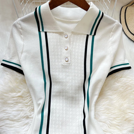 Knitted Ruffled Mini Dress