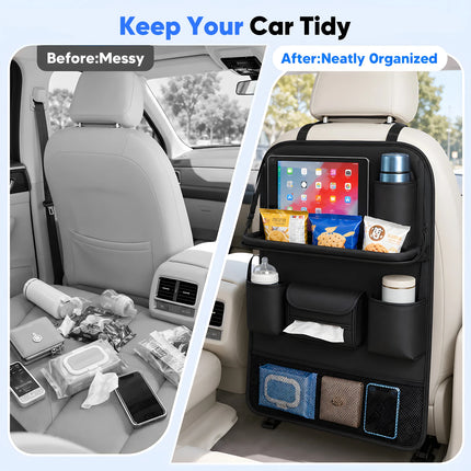 Car Backseat Organizer with Tray