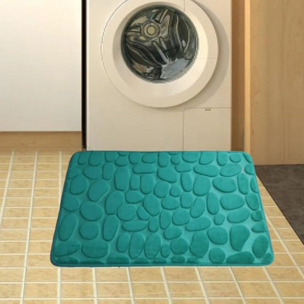 Cobblestone Embossed Bath Mat