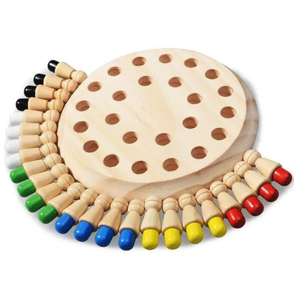 Wooden Memory Match Game