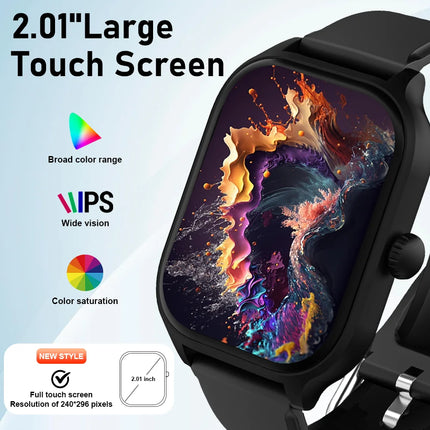 NNEOBA Smart Watch Fitness Tracker Black