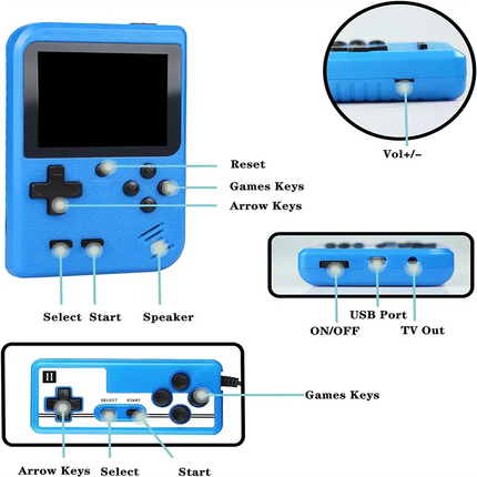 Portable Retro Mini Game Console