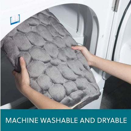 Cobblestone Embossed Bath Mat